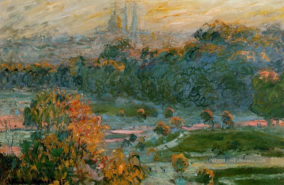 Les Tuleries étudient Claude Monet Peintures à l'huile